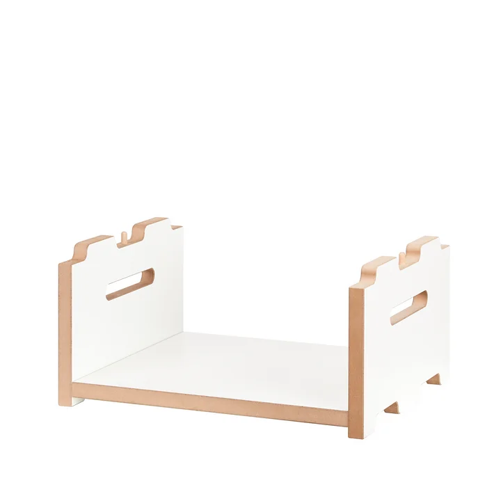 halbstark Shelving system add-on module low from Tojo in white