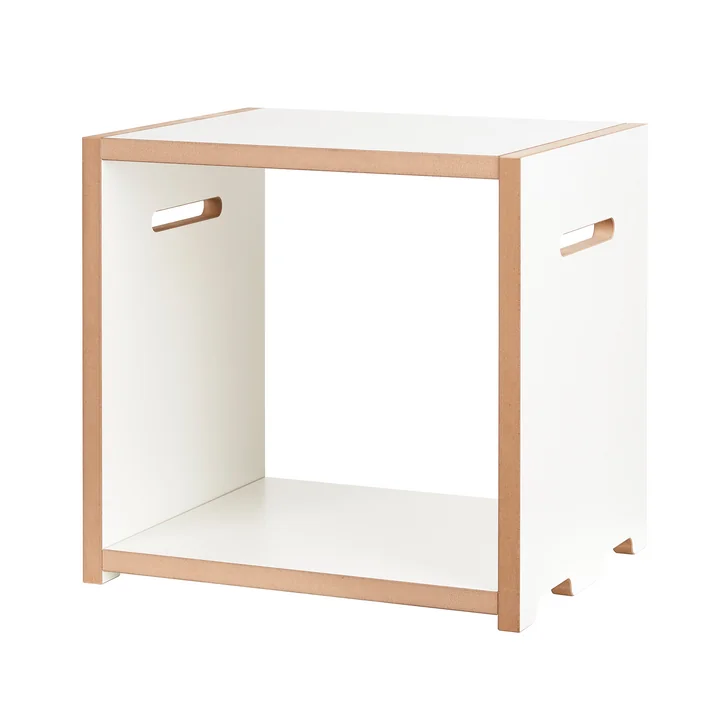 halbstark Shelving system basic module from Tojo in white