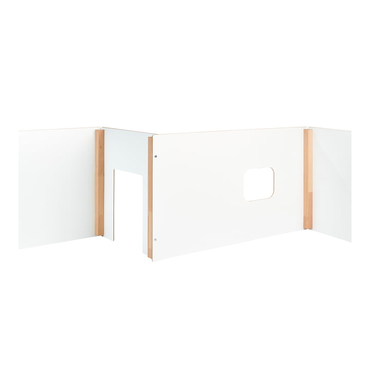 wand Children's playhouse and room divider from Tojo in white/beech