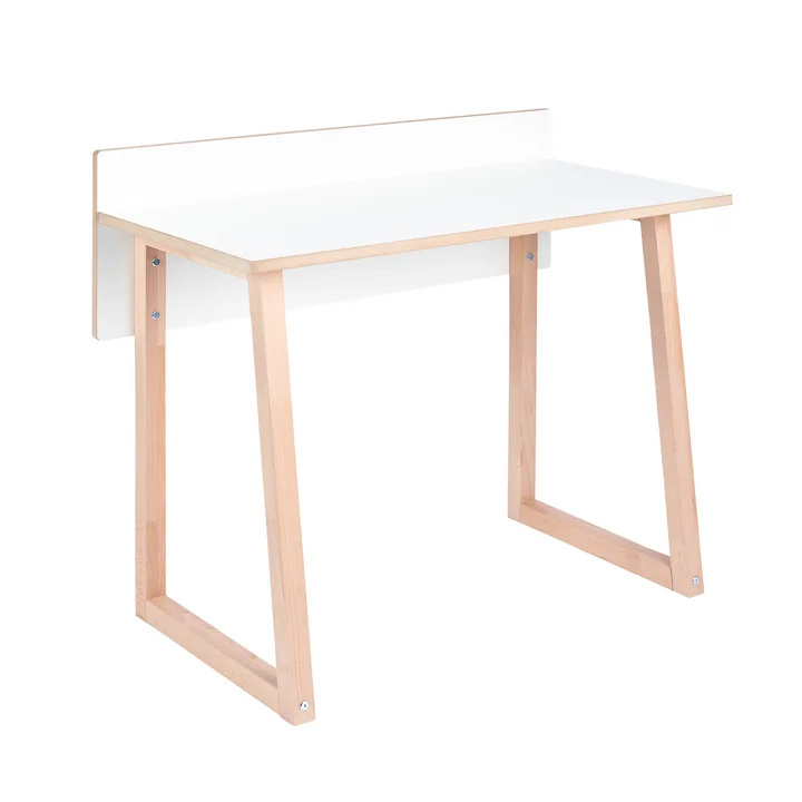 werk Children's desk from Tojo in white / beech