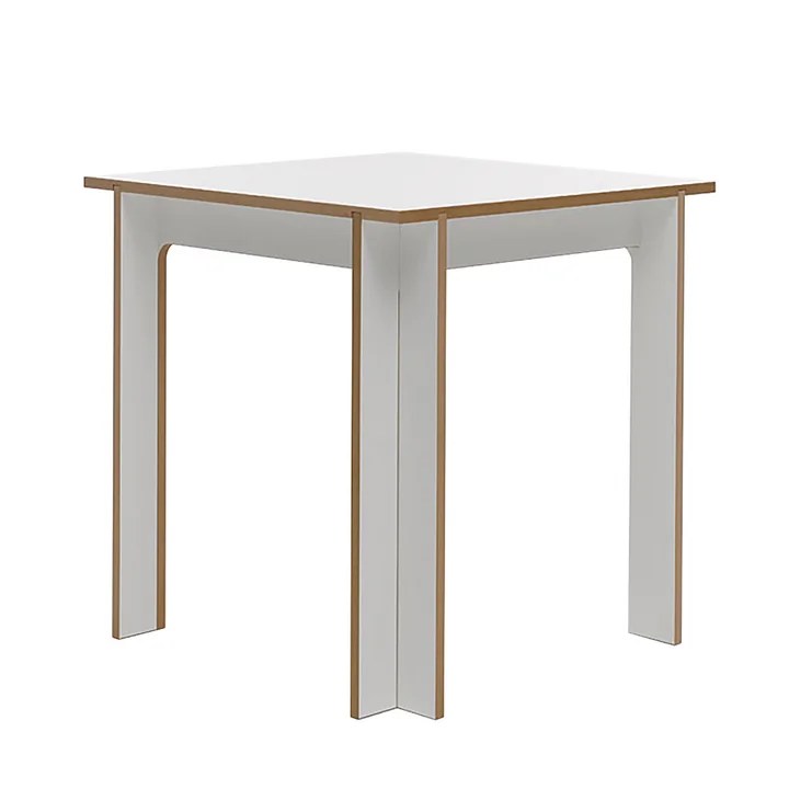 Table 75 x 75 cm from Tojo in white