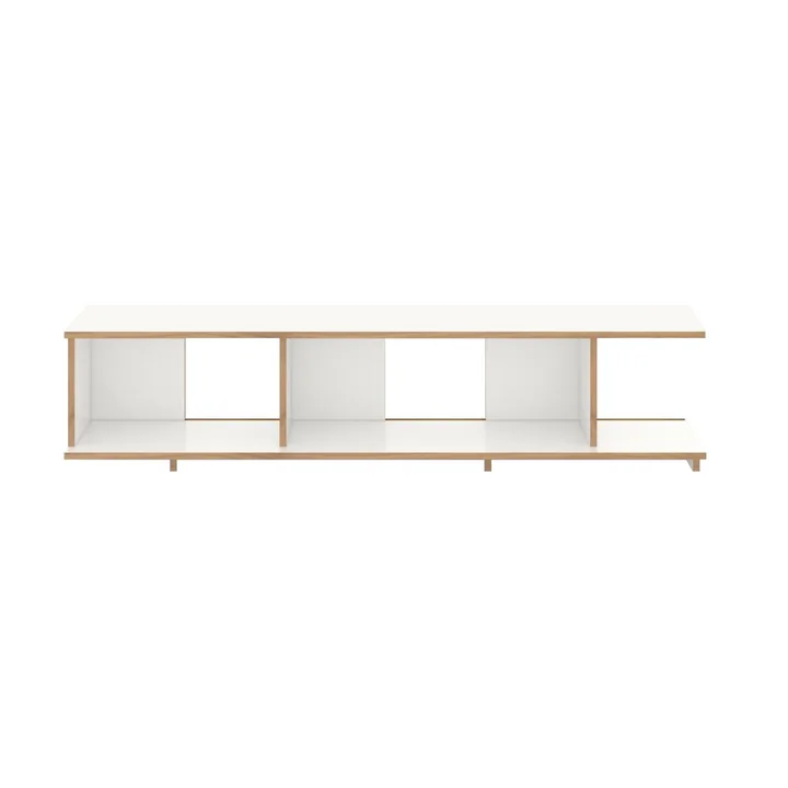 stell Shelving system basic module 198 cm wide from Tojo in white