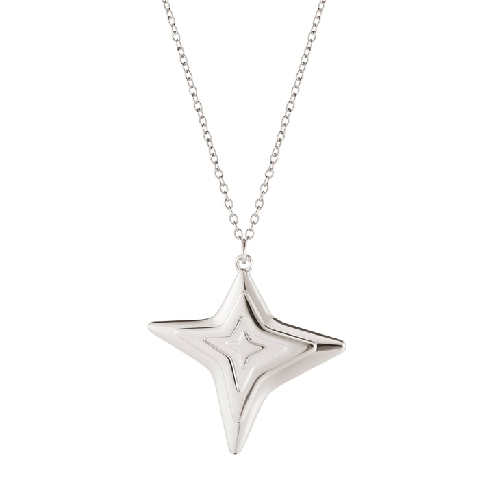 The ornament pendant 2021 four star from Georg Jensen , palladium