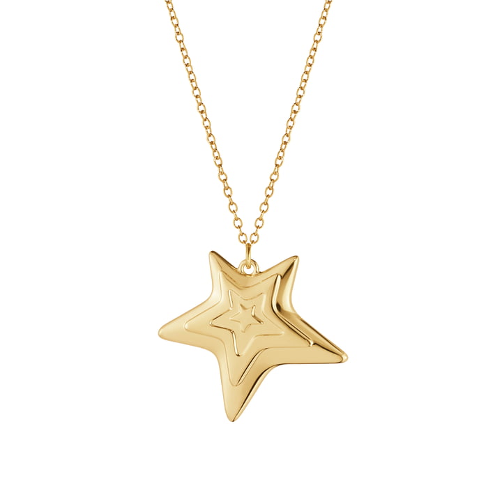 The ornament pendant 2021 five star from Georg Jensen , gold
