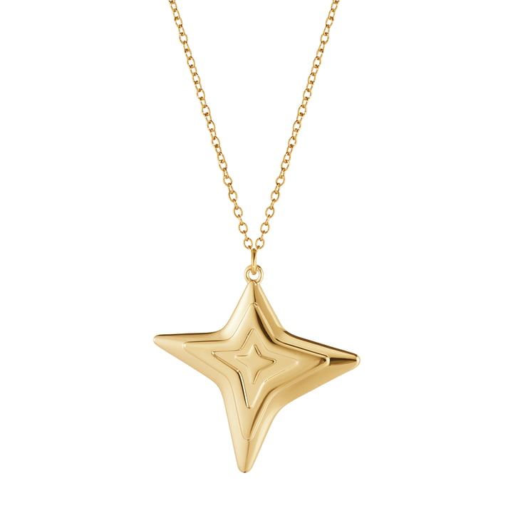 The ornament pendant 2021 four star from Georg Jensen , gold