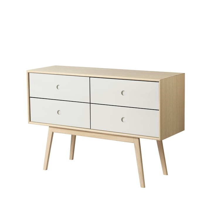F22 Butler Sideboard from FDB Møbler in natural lacquered oak / white