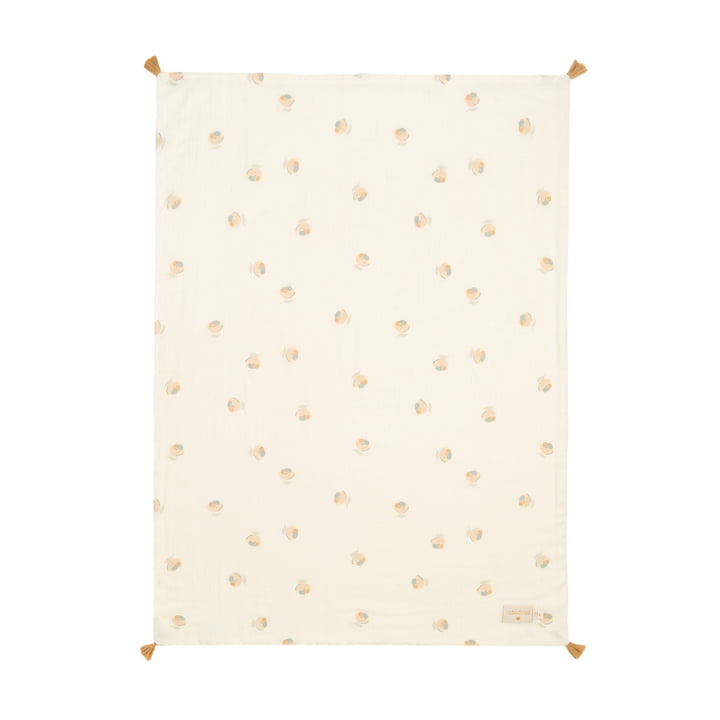 The Treasure Light blanket from Nobodinoz, 70 x 100 cm, blossom