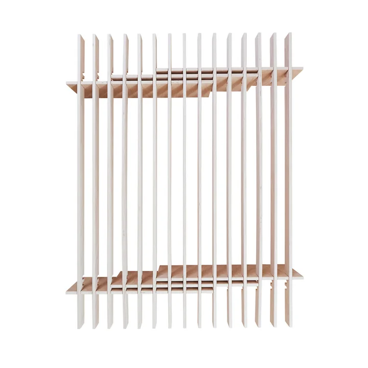 Parallel bed, 160 x 195 cm from Tojo in beech nature