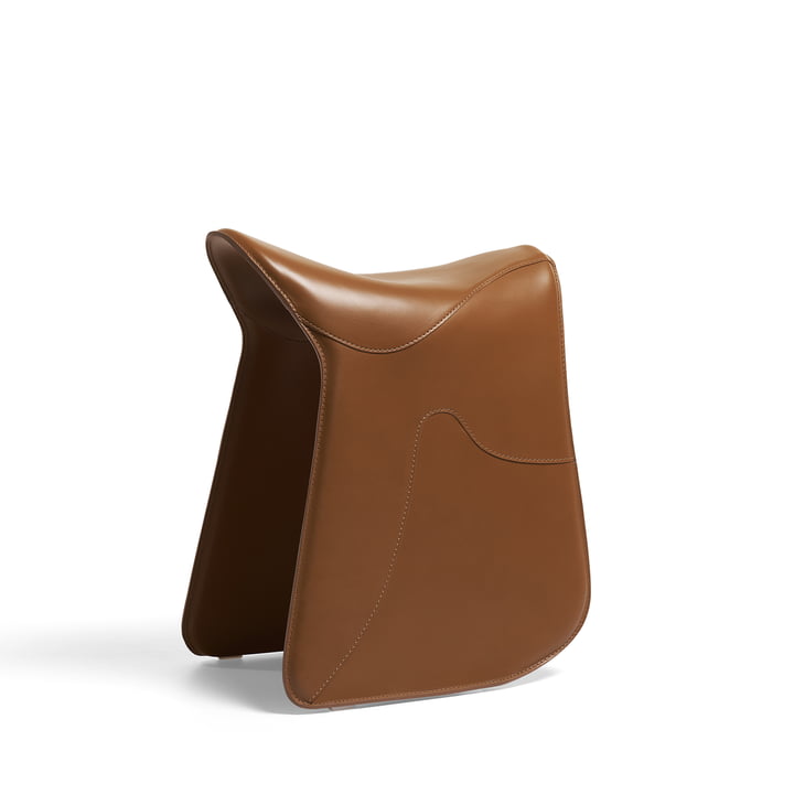 Pepe Stool from Opinion Ciatti in natural leather