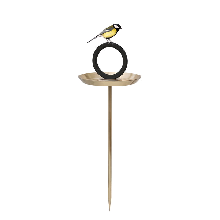 The bird bath Round Up from Born in Sweden , stainless steel / gold plated