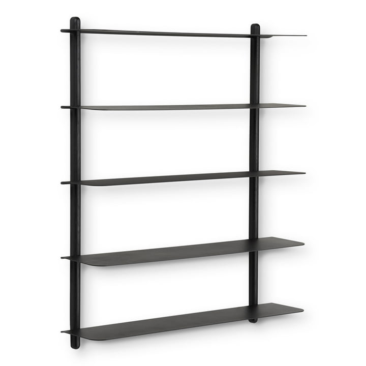 The Nivo wall shelf E from Gejst , black