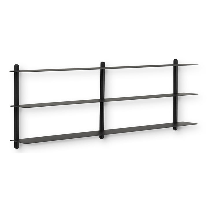 The Nivo wall shelf D from Gejst , black