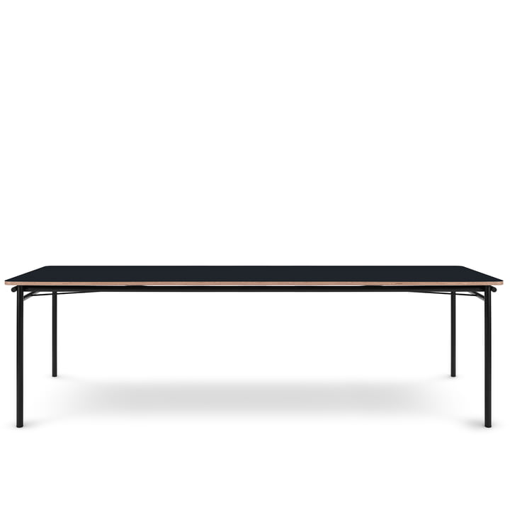 The Taffel dining table (extendable) from Eva Solo , 90 x 250-370 cm, nero