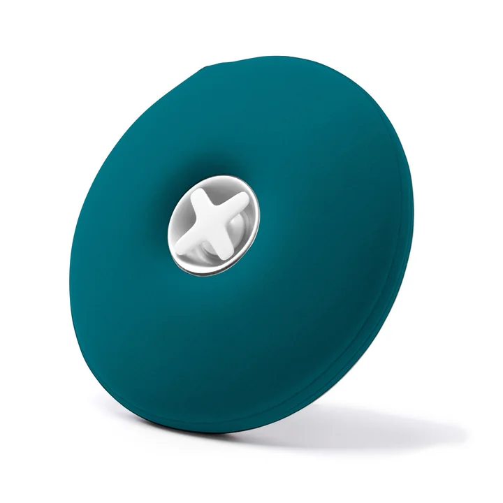 The Pill hot water bottle from Authentics , turquoise