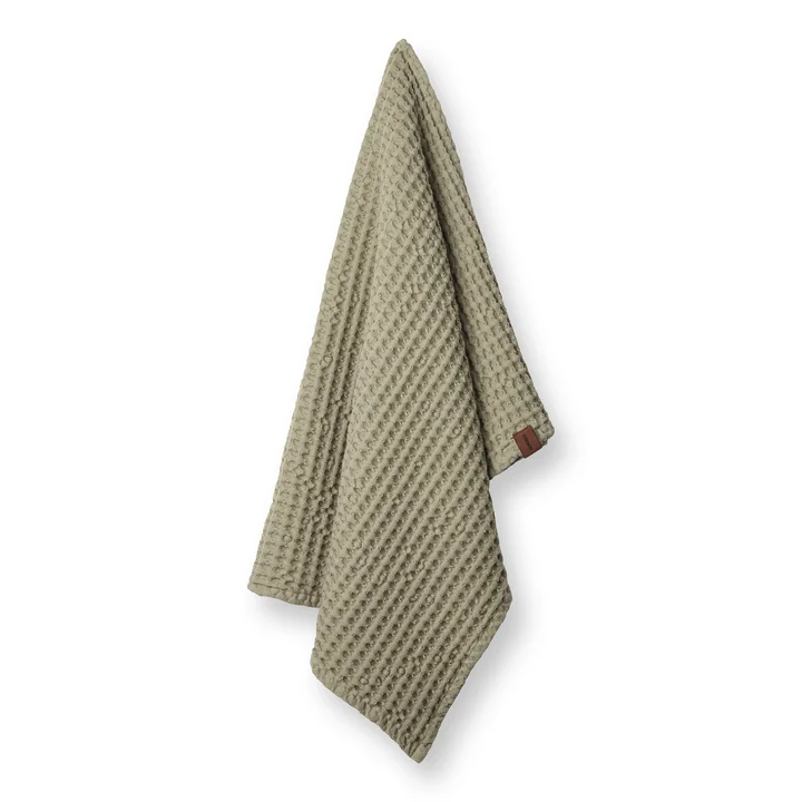 The towel with waffle structure from Humdakin, 55 x 80 cm, oak