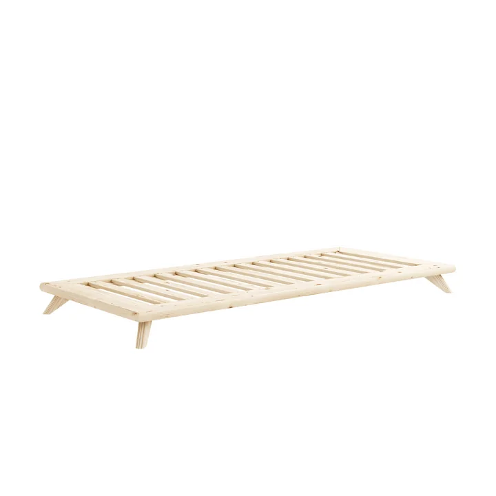 Senza bed 90 x 200 cm from Karup Design in natural pine