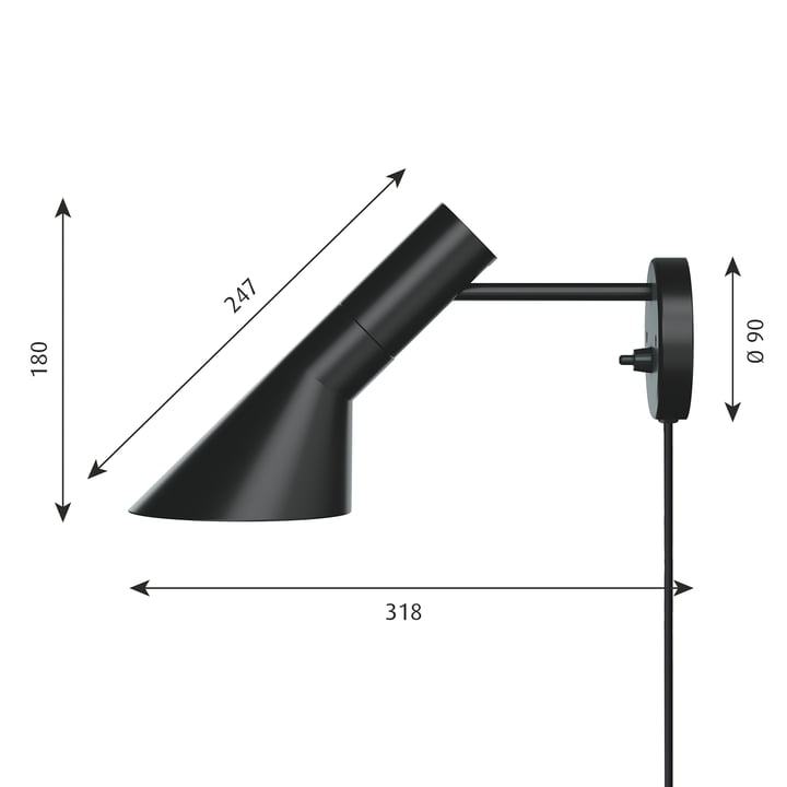 Louis Poulsen - AJ wall lamp