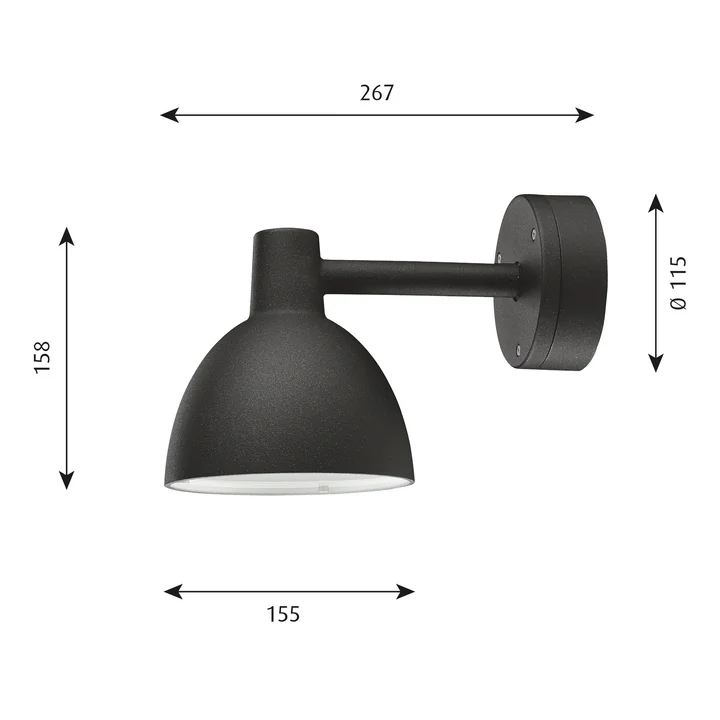 Louis Poulsen - Toldbod 155 Wall lamp
