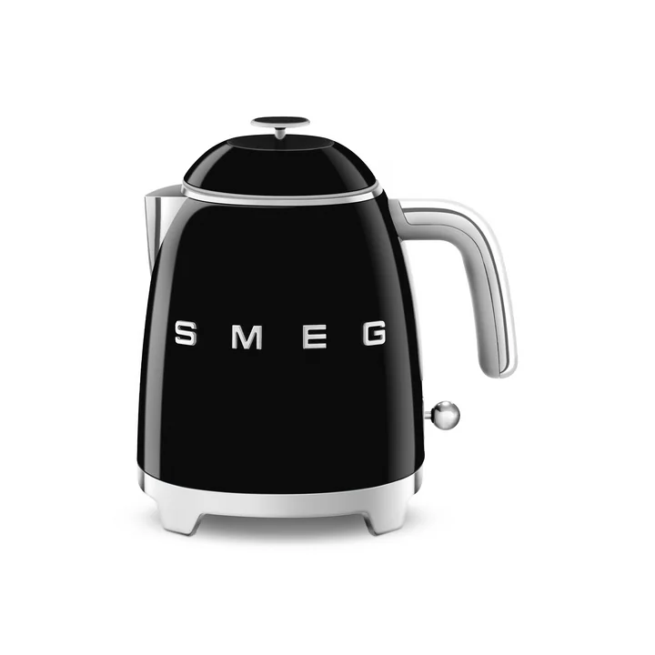 Mini water boiler KLF05 in 50's retro style by Smeg in black