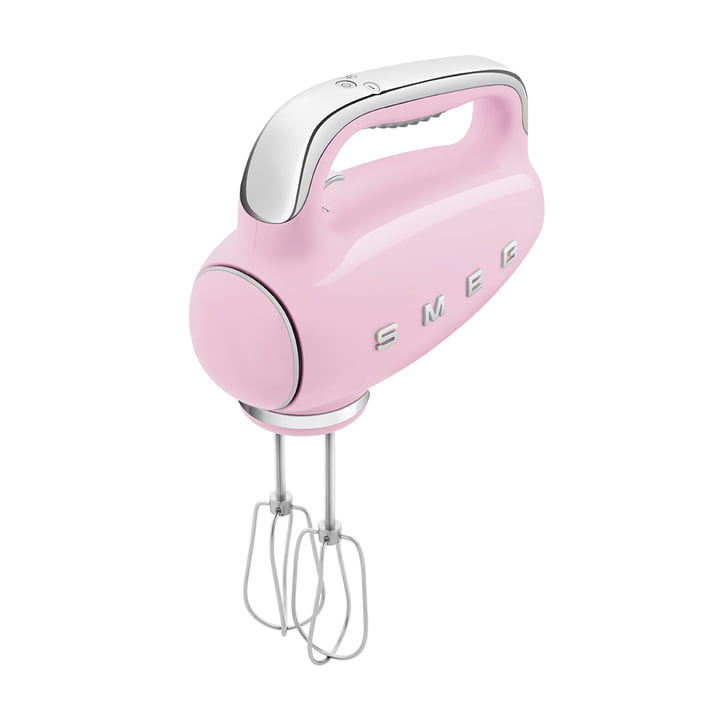 Hand mixer HMF01 in 50's Retro Style from Smeg in cadillac pink