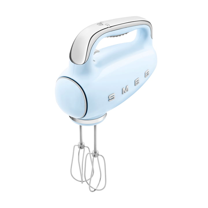 Hand mixer HMF01 in 50's Retro Style from Smeg in pastel blue