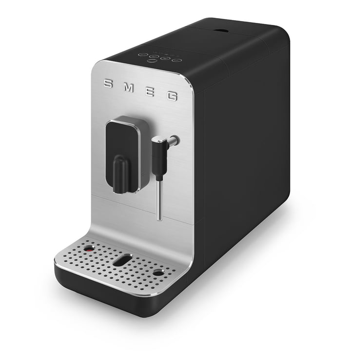 Fully automatic coffee machine BCC02 Medium in 50's Retro Style from Smeg in matt black