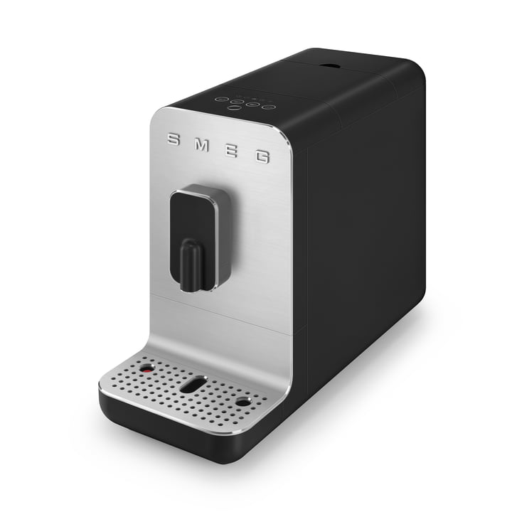 Fully automatic coffee machine BCC01 Basic , 50's Retro Style from Smeg in matt black