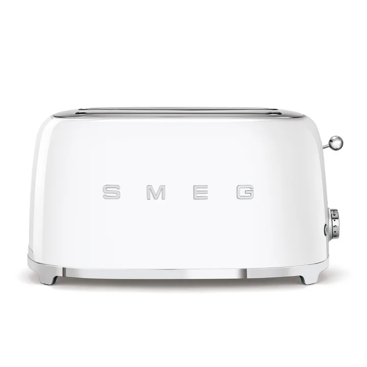 2-slot toaster TSF02 long from Smeg in white