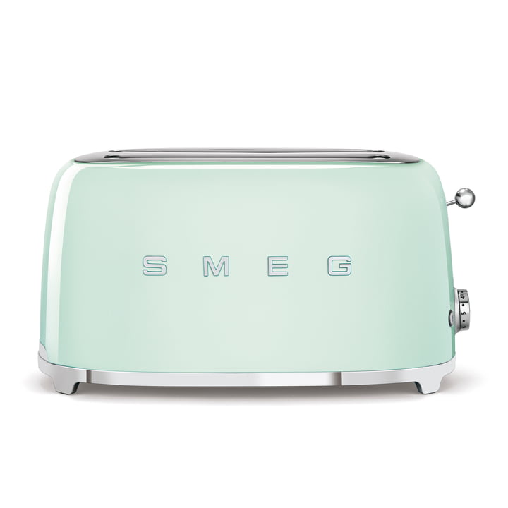 2-slot toaster TSF02, long from Smeg in pastel green