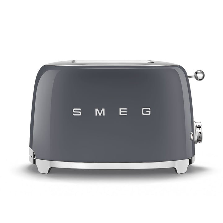 2-slice toaster TSF01 from Smeg in slate grey