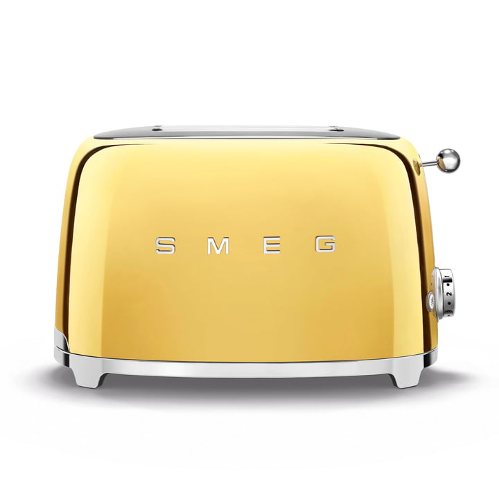 Slices Toaster TSF01 from Smeg in gold