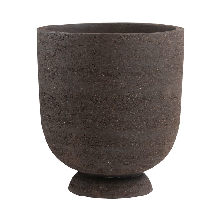 The Terra plant pot and vase from AYTM , Ø 50 x H 60 cm, brown