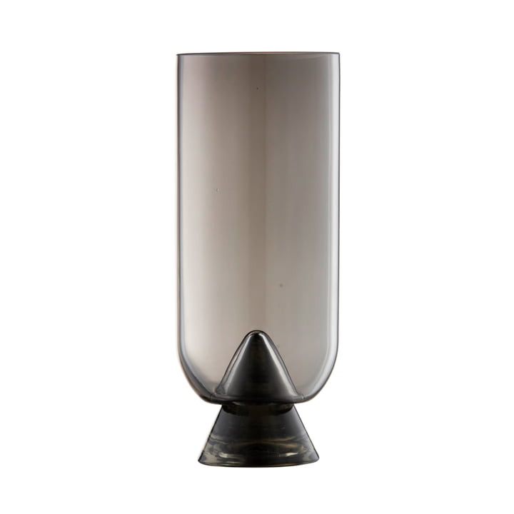 The Glacies Vase from AYTM , Ø 10,6 x H 23,5 cm, black