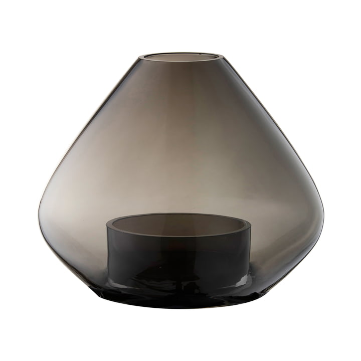 The Uno Wind light and vase from AYTM , Ø 25,9 x H 21 cm, black