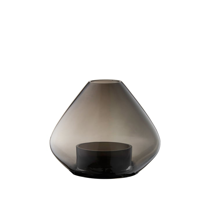 The Uno Wind light and vase from AYTM , Ø 14,5 x H 11,5 cm, black