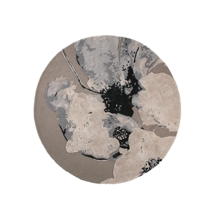 The Floreo carpet from AYTM , Ø 130 cm, multi