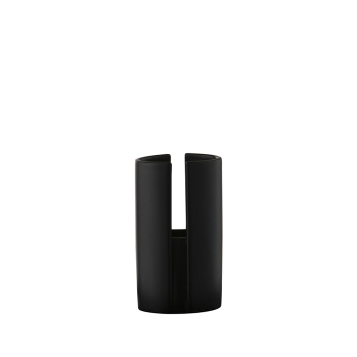 The Sol candle holder from AYTM , Ø 2,9 x H 4,8 cm, black