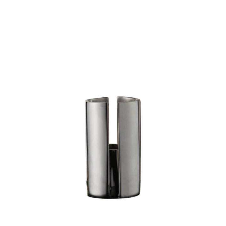 The Sol candle holder from AYTM , Ø 2,9 x H 4,8 cm, silver