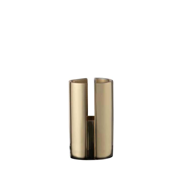 The Sol candle holder from AYTM , Ø 2,9 x H 4,8 cm, gold
