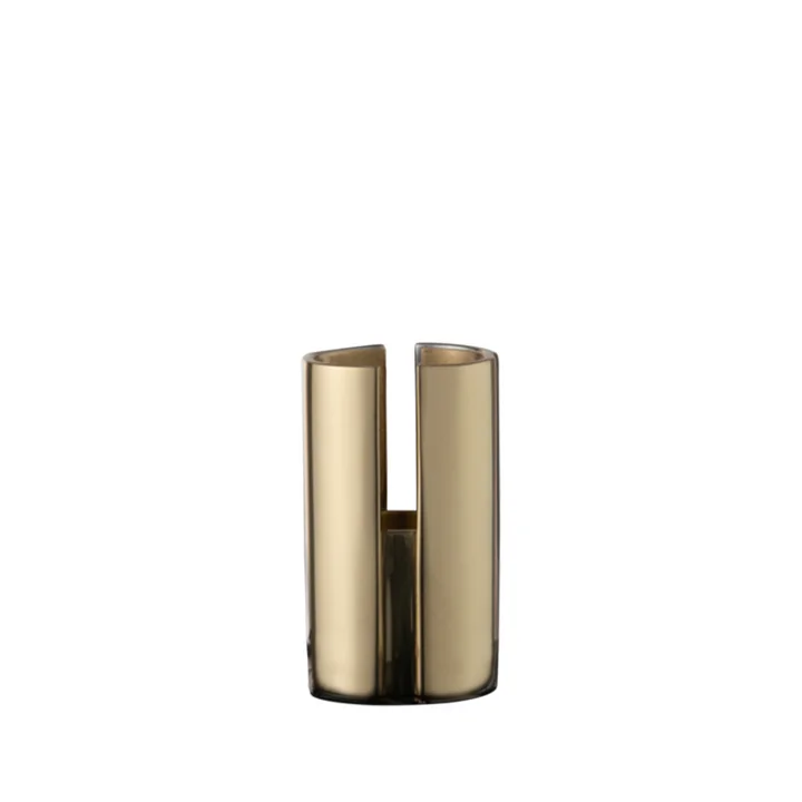The Sol candle holder from AYTM , Ø 2,9 x H 4,8 cm, gold