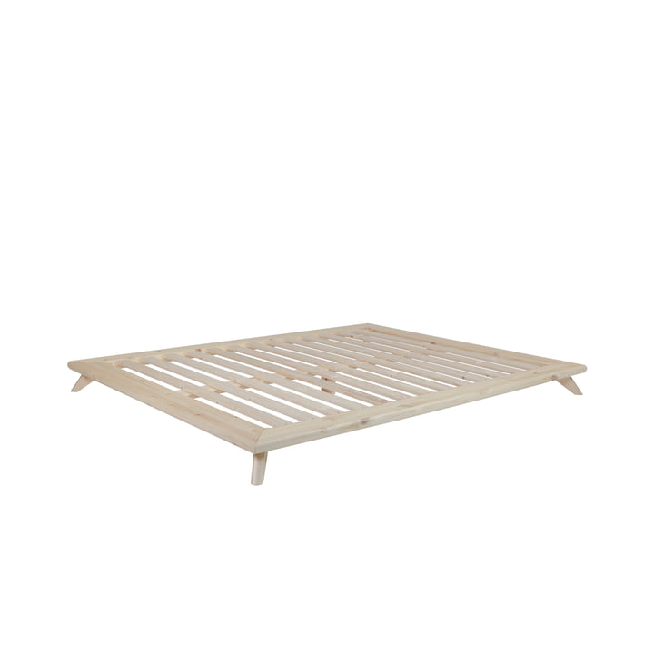 Senza bed 160 x 200 cm by Karup Design in natural pine