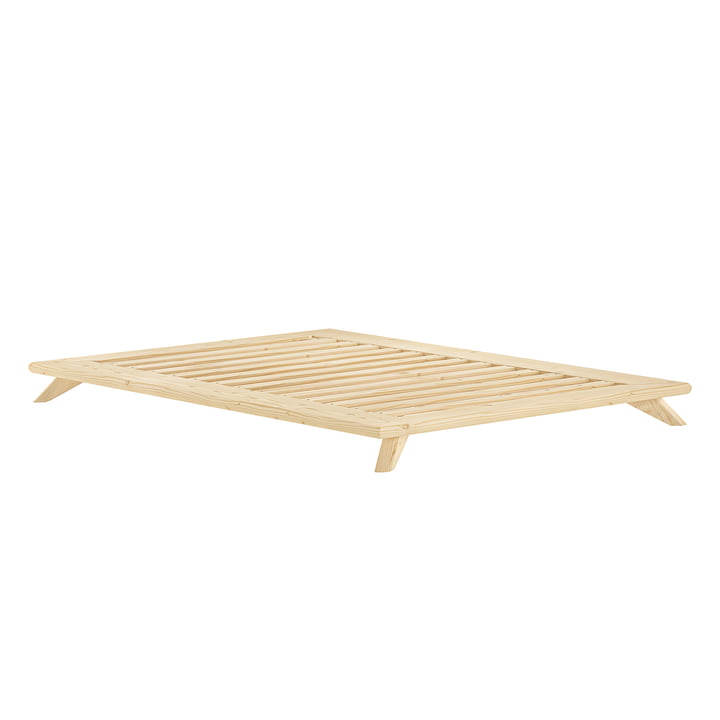 Senza bed 160 x 200 cm from Karup Design in natural pine