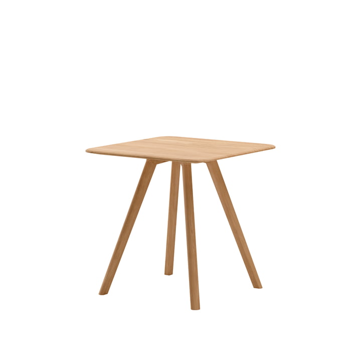 Meyer Table Small 75 x 75 cm, waxed oak from OUT Objekte unserer Tage