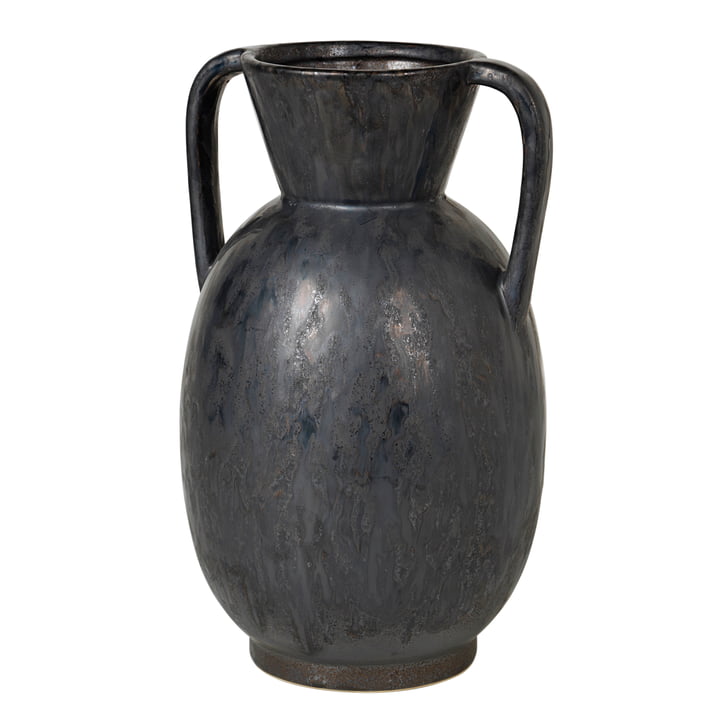 Simi Vase, H 52 cm from Broste Copenhagen in antique grey