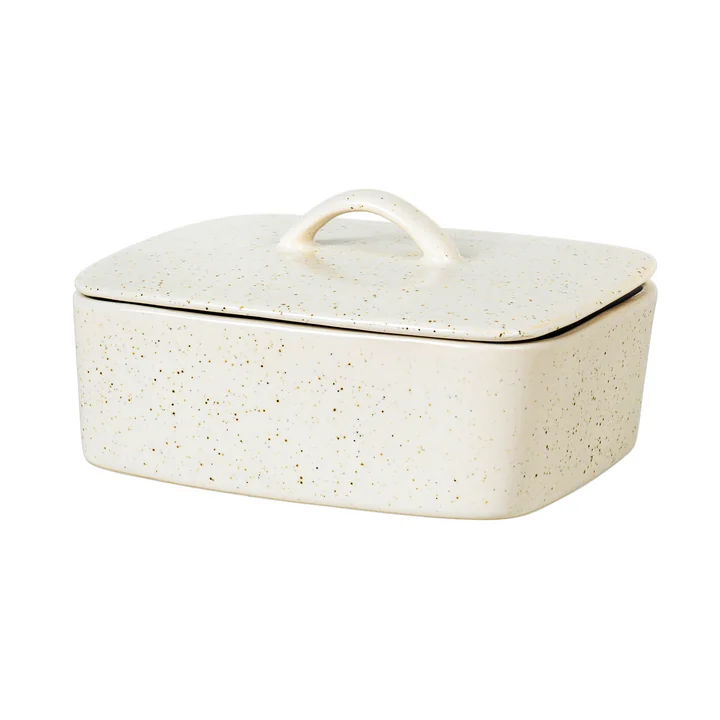Nordic Vanilla Butter dish from Broste Copenhagen