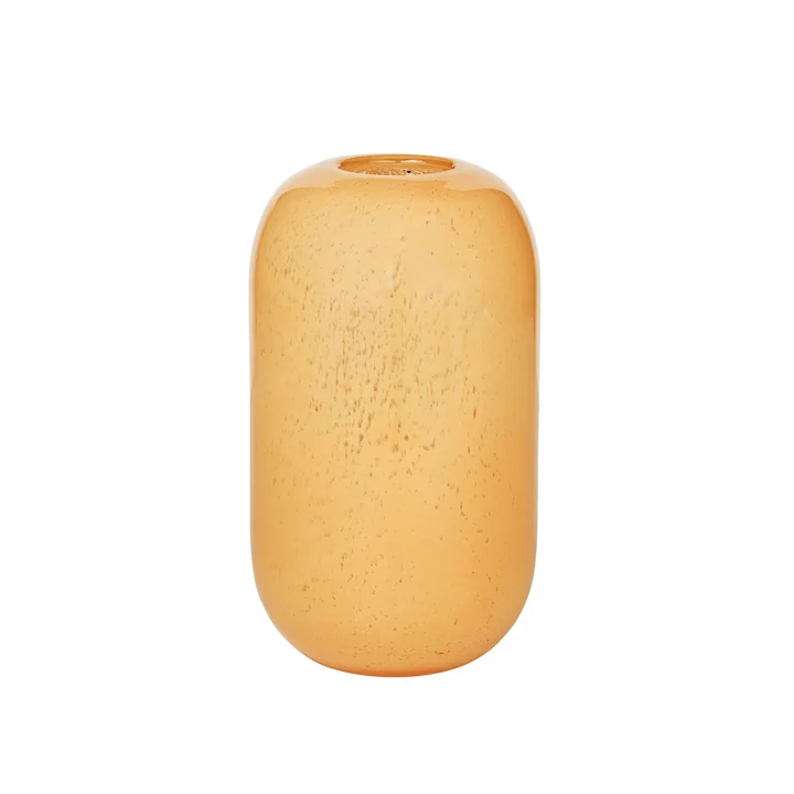 The Kai vase by Broste Copenhagen , H 21,5 cm, sheepskin dusty peach