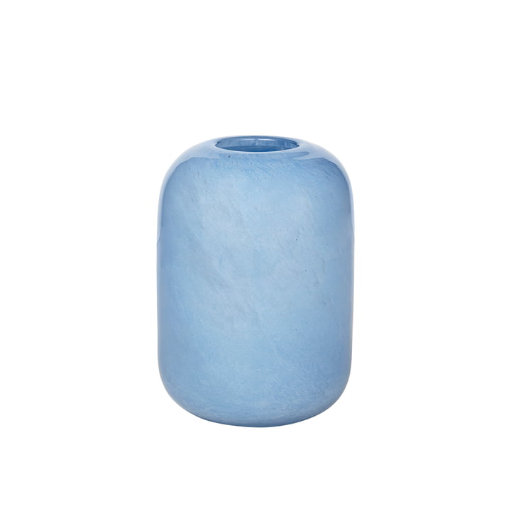 The Kai vase by Broste Copenhagen , H 17,5 cm, serenity light blue