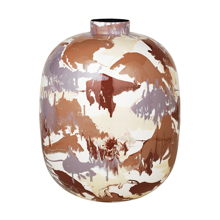 The Thyra vase from Broste Copenhagen , Ø 40 x H 50 cm, mix light color