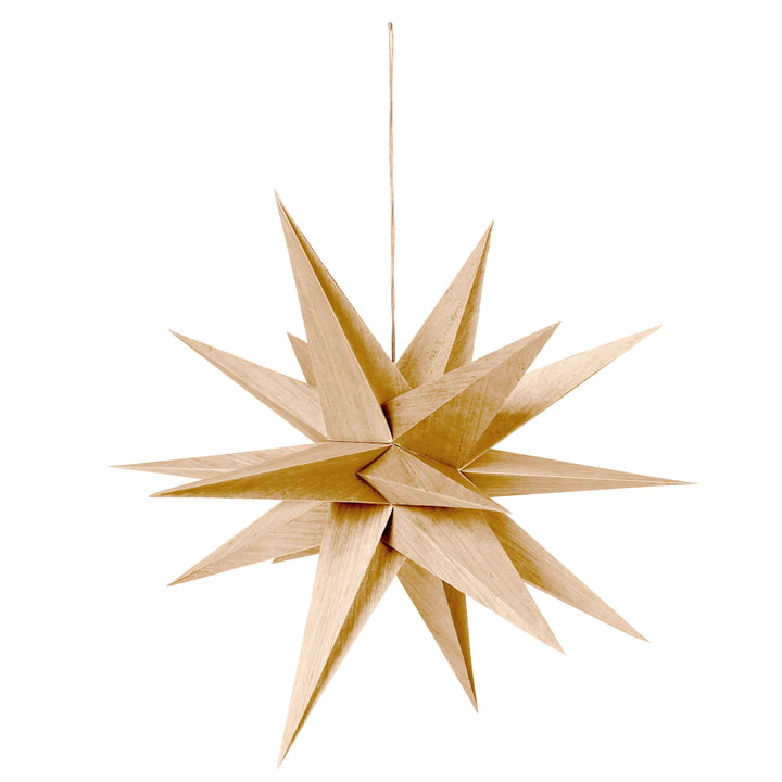 Broste Copenhagen - Venus Star pendant, Ø 55 cm / wood natural