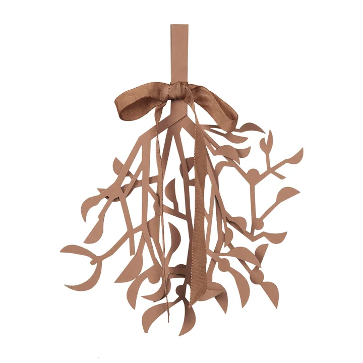 Broste Copenhagen - Christmas Mistletoe Decorative pendant, indian tan
